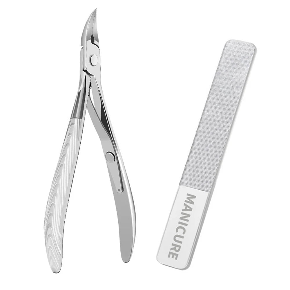 Stainless Steel Nail Clipper Manicure & Pedicure Kit | PRIMED Nail Care Kit PRIMED 2 pcs set