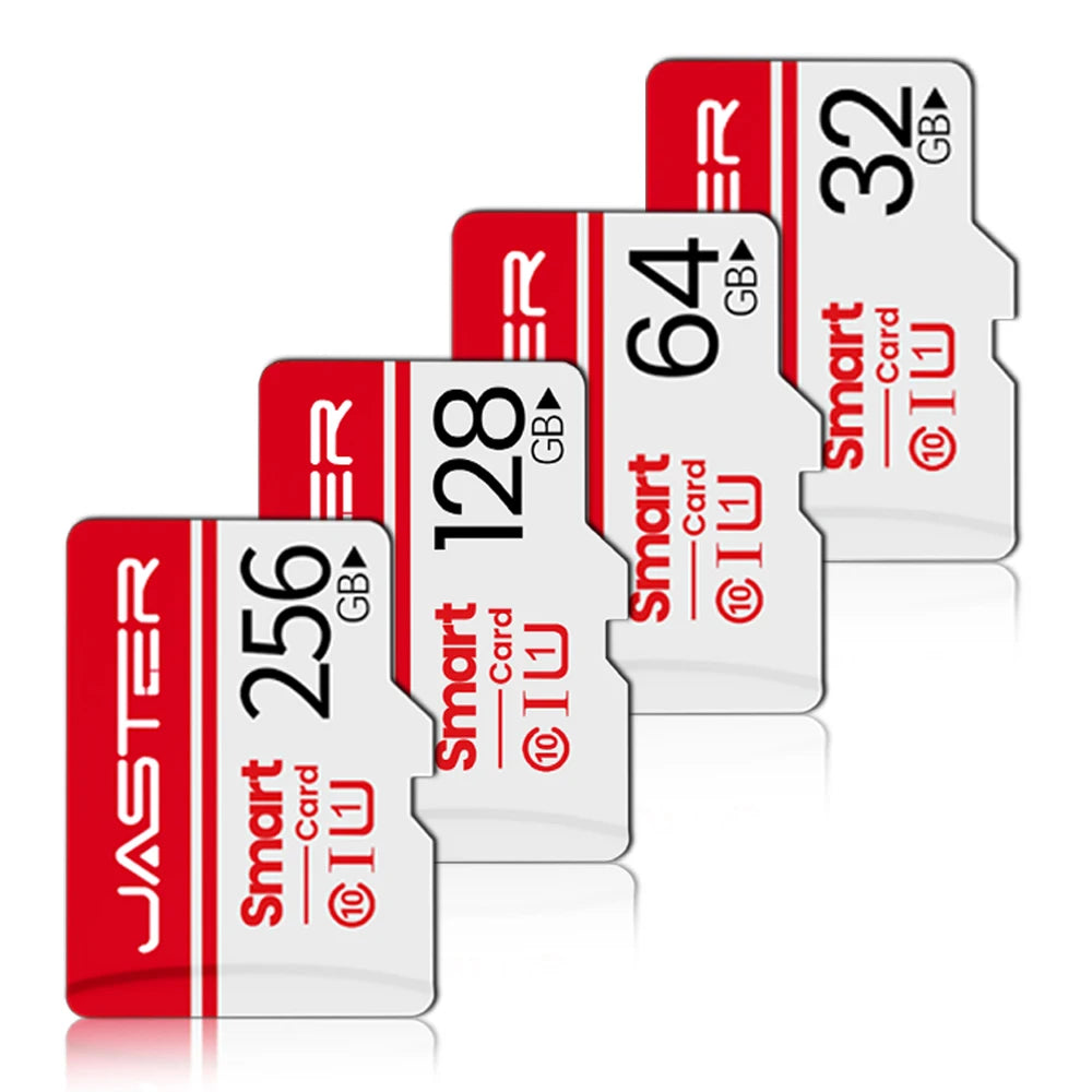JASTER MicroSD Card 8GB–128GB Class 10 U3 Flash Memory Card MicroSD Flash Card PRIMED