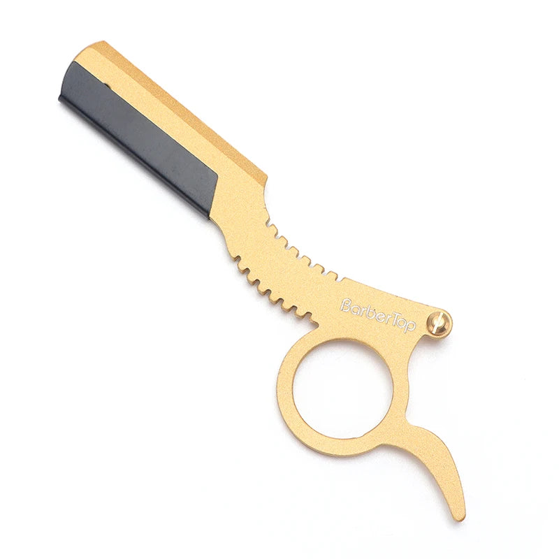 Professional Manual Barber Straight Razor – Beard & Brow