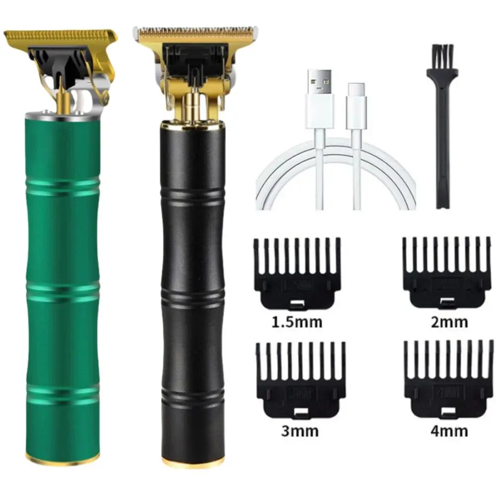 Cordless Professional T-Blade Hair Trimmer – Waterproof Clipper