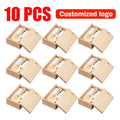 10-Pack Wooden Guitar USB Flash Drive | Custom Logo 2GB–128GB USB Flash Drive PRIMED 8 GB Maple-box