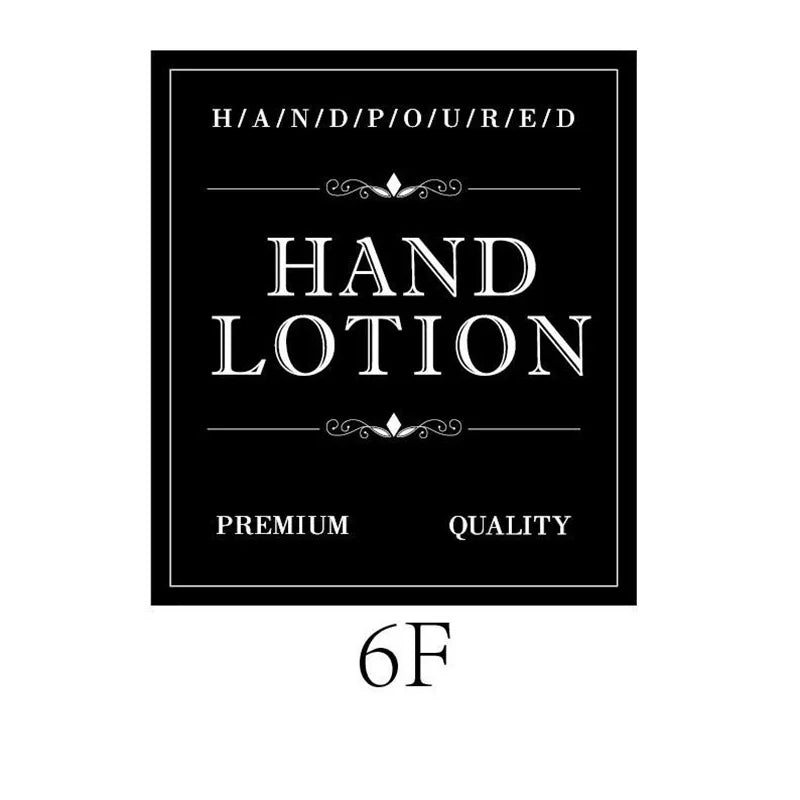 Waterproof Bathroom Bottle Labels 5-Pack – PVC Stickers