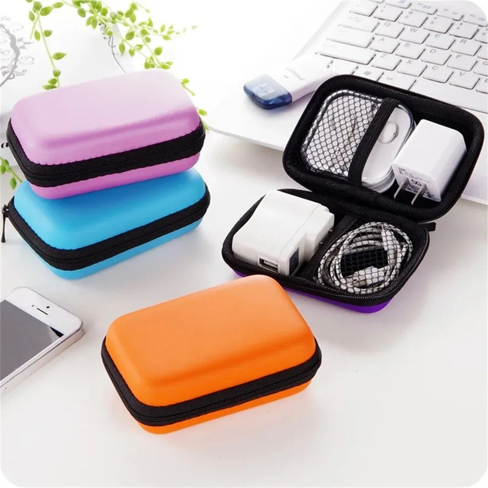 EVA Hard Drive Case – Shockproof HDD SSD Earphone Organizer Bag Electronics Storage Case PRIMED