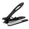Wide Jaw Toenail Clippers Set – Heavy Duty Stainless Steel Nail Clipper Set PRIMED Black 2 pcs set