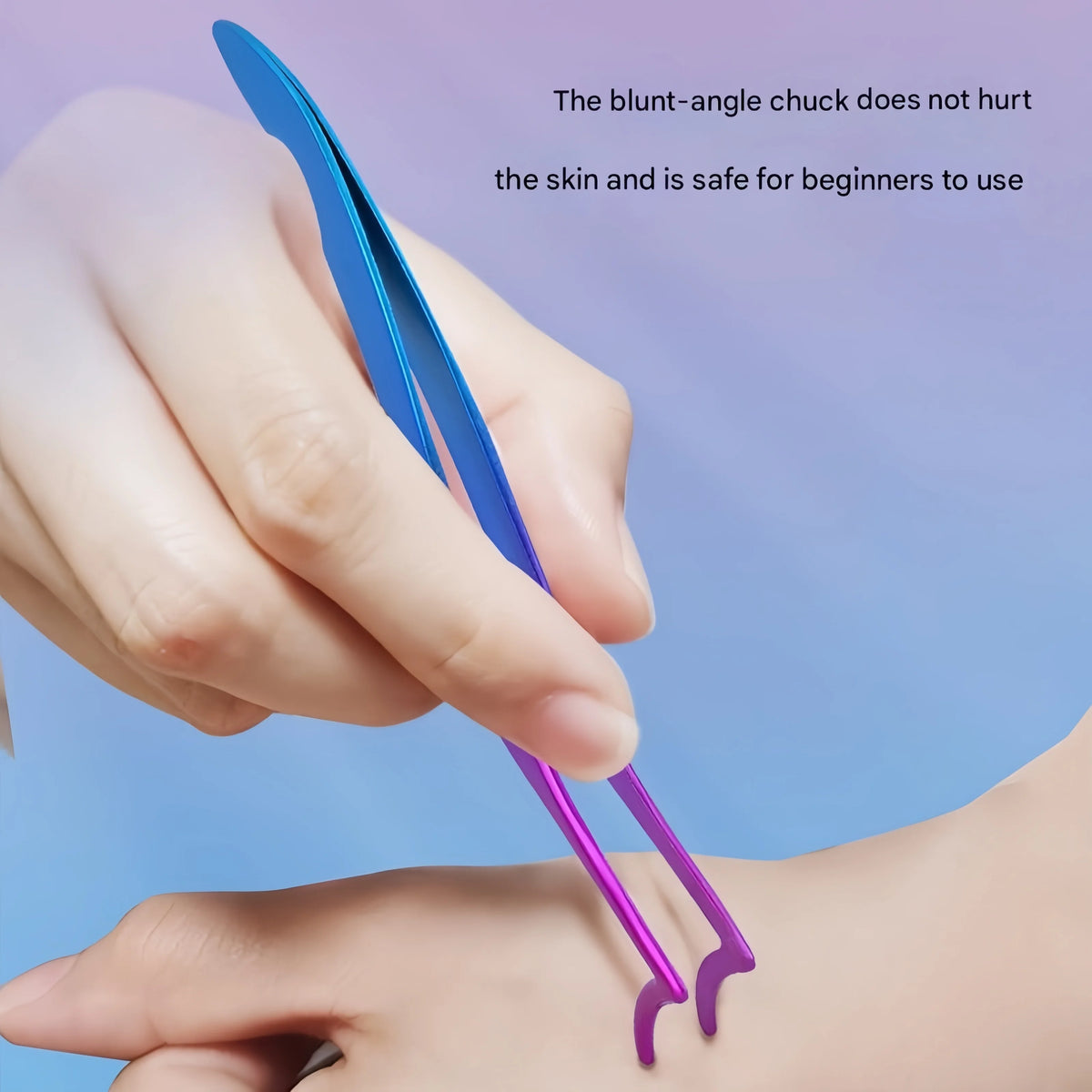 Stainless Steel False Eyelash Tweezer & Seahorse Curler Clip