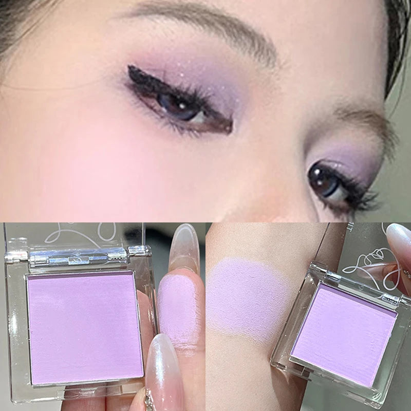 Monochrome Glitter Eyeshadow – Matte Shimmer Waterproof Eyeshadow PRIMED