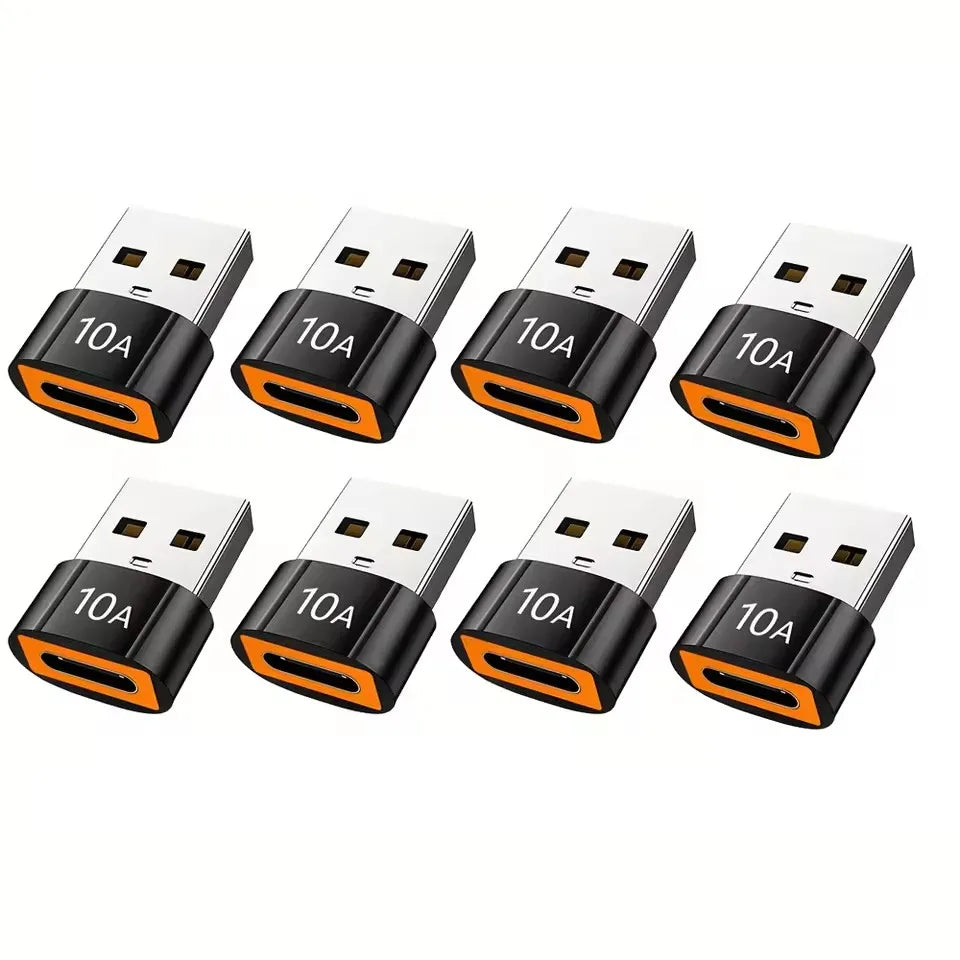 USB-A to USB-C OTG Adapter | USB 3.0 Type-C Converter USB OTG Adapter PRIMED 8pcs USB A Male