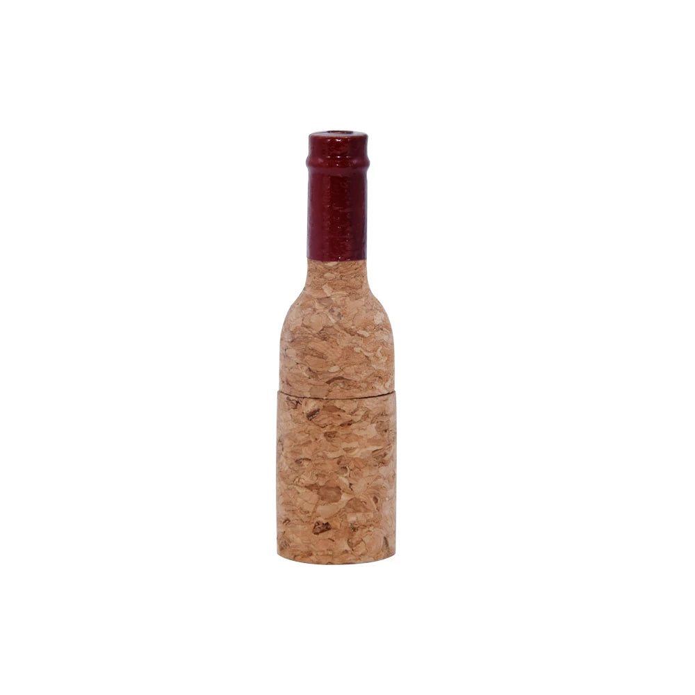 Cork Wood USB Flash Drive 4GB–64GB | Custom Logo Engraved USB Flash Drive PRIMED 4GB Red wine bottle