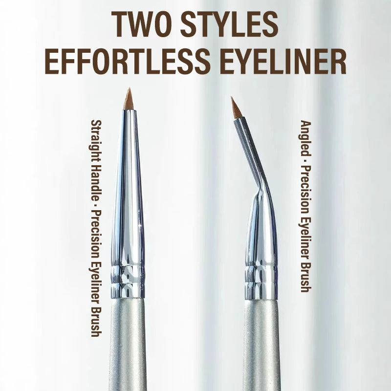 7-Pc Eye Makeup Brush Set – Angled Eyeliner & Concealer