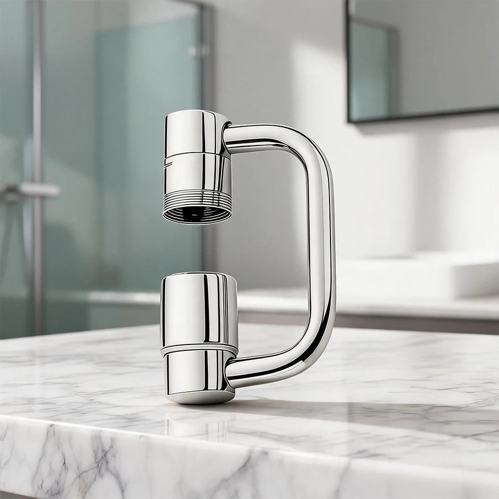1080° Rotating Faucet Extender – Dual Spray & Filtration