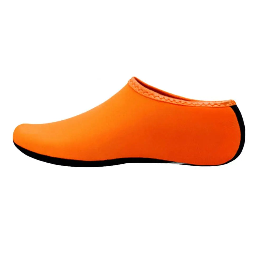 Water Shoes Scuba Socks – Non-Slip Beach & Diving Barefoot Water Sports Shoes PRIMED Orange L