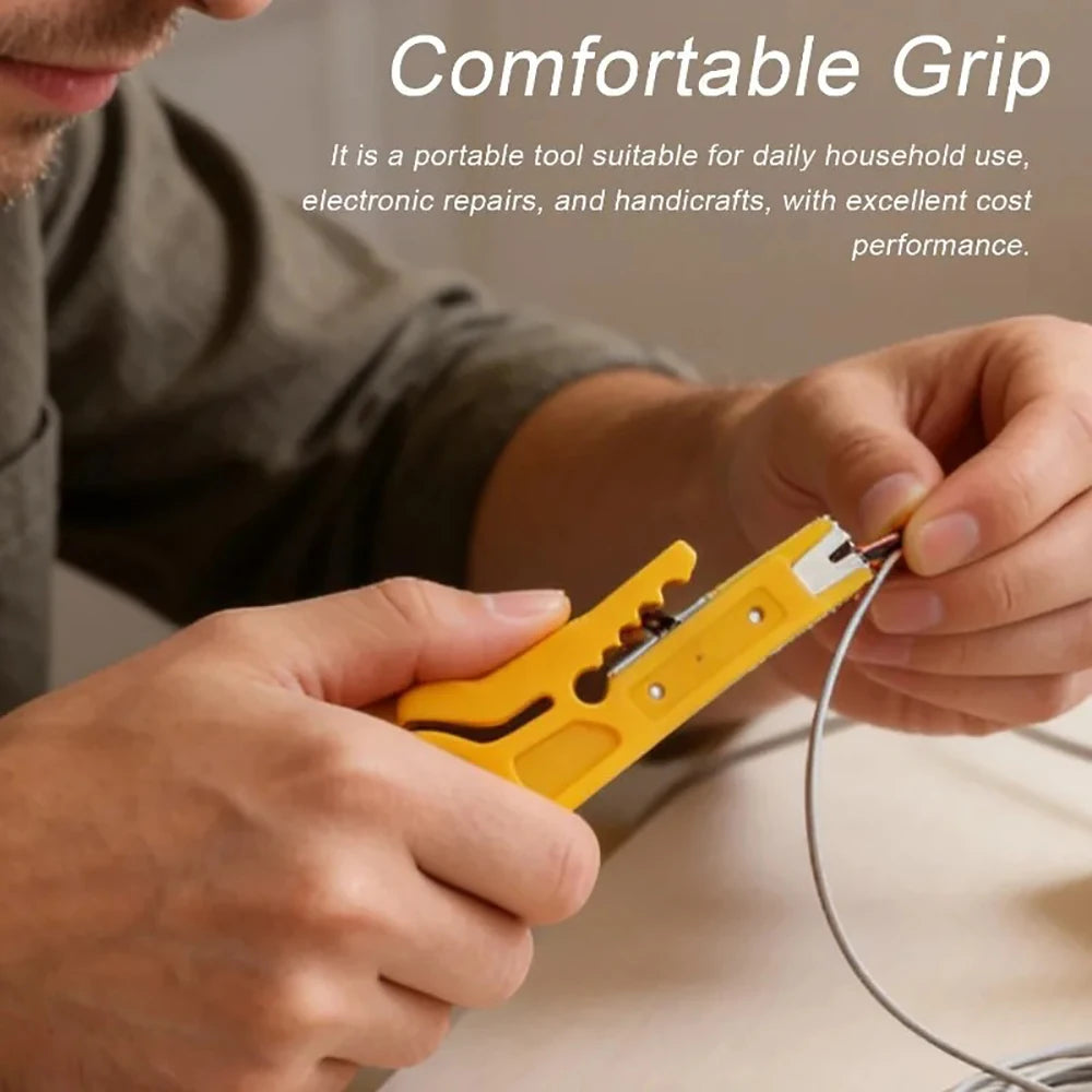 Wire Stripper Crimping Tool – Portable Mini Cable Cutter Wire Stripper Tool PRIMED