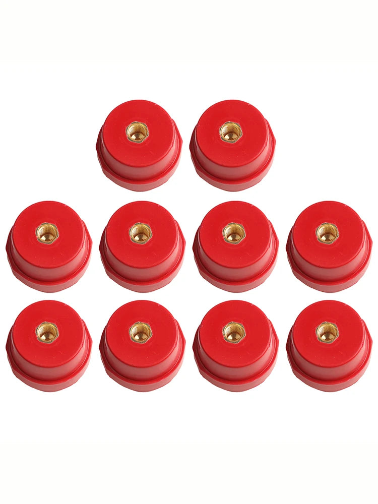 SM-40 M8 Busbar Insulators 10-Pack | BMC Power Cabinet Spacers Busbar Insulator PRIMED