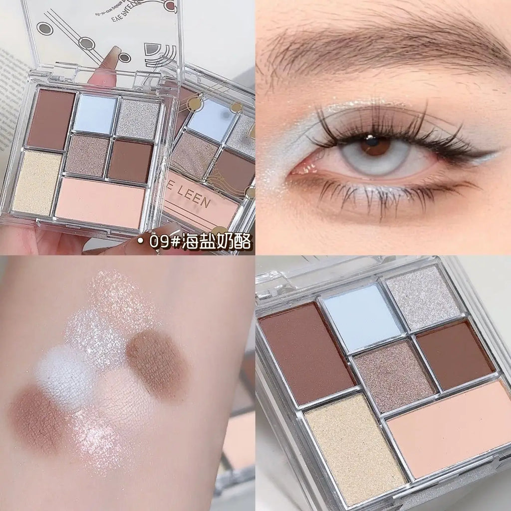 7-Color Korean Matte Eyeshadow Palette – Low Saturation Look Eyeshadow Palette PRIMED 09
