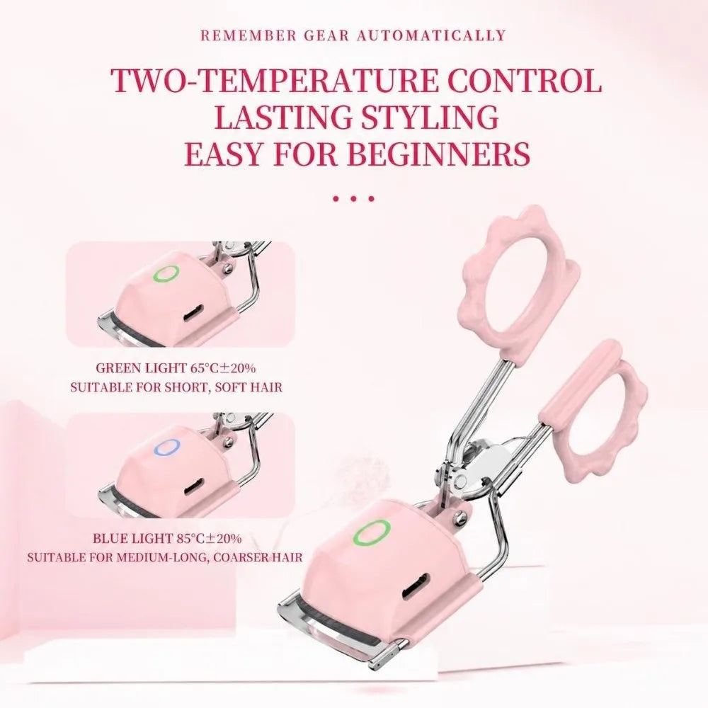 Rechargeable Heated Eyelash Curler – 2 Temperature Modes Heated Eyelash Curler PRIMED