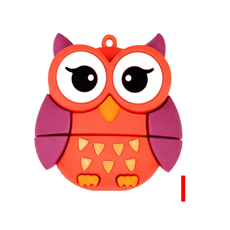 Cute Animal USB Flash Drive Fox Owl Cat | 4GB–64GB USB Flash Drive PRIMED I 4GB