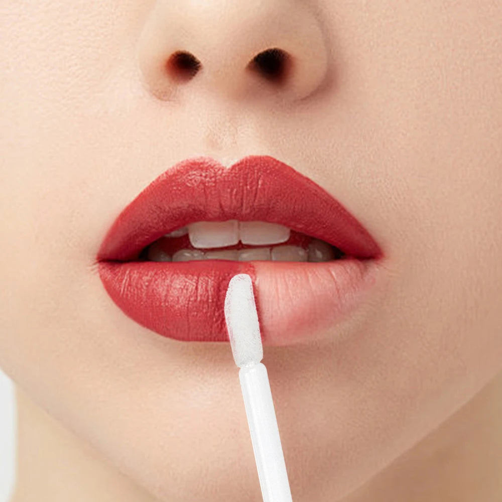 100 Pcs Disposable Lip Brushes & Mascara Wands | Crystal Tip Disposable Makeup Brushes PRIMED