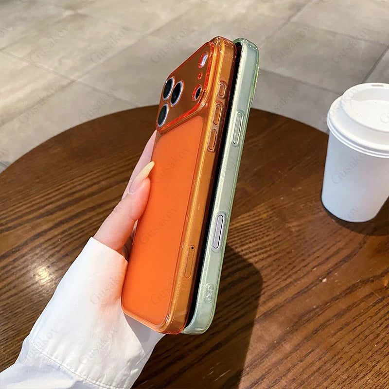 Ultra Thin Matte Clear iPhone Case – Shockproof Soft Cover