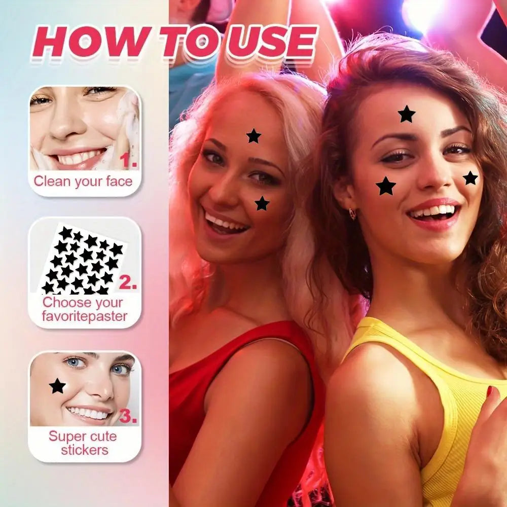 Star Shaped Hydrocolloid Acne Patches 200/400 Pcs | Alcohol-Free