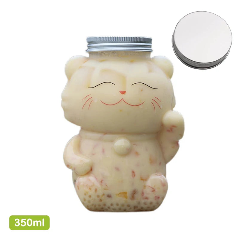 Transparent PET Juice Bottle Sealed Cap 350ml 500ml | Cold Drinks
