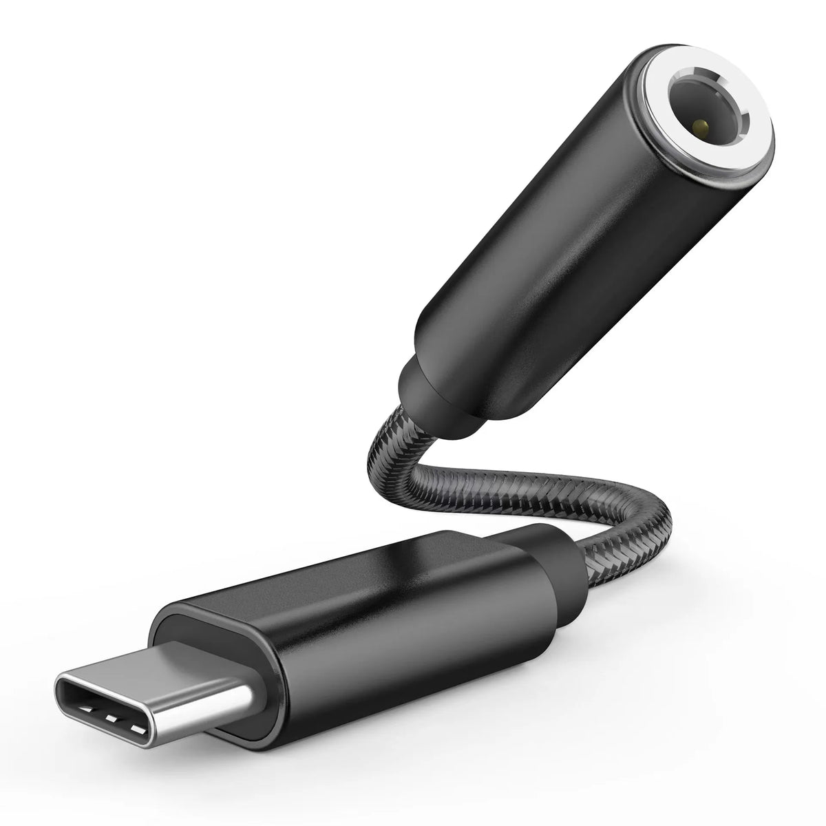 USB-C to 3.5mm Headphone Adapter | Audio Jack Cable Audio Jack Adapter PRIMED Black
