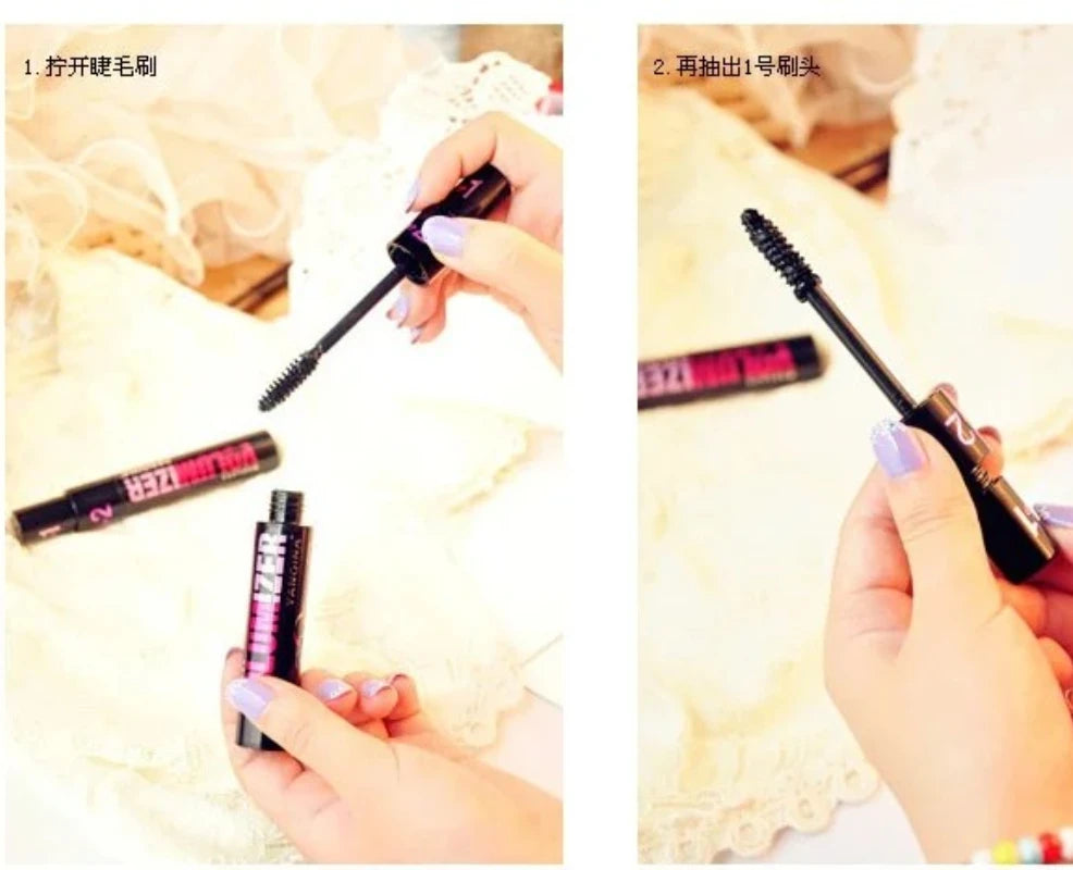 Blana 2-in-1 Fiber Mascara – Waterproof Curling & Lengthening Fiber Mascara PRIMED