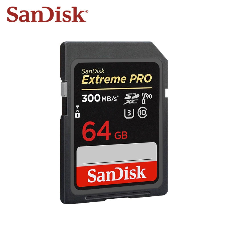 SanDisk Extreme PRO V90 UHS-II SD Card | 300MB/s 8K SD Memory Card PRIMED