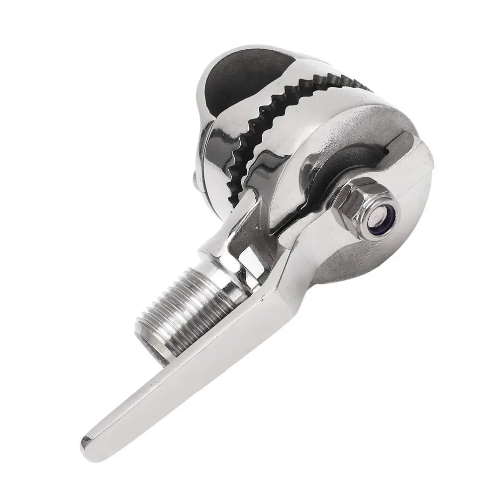 Marine VHF Ratchet Rail Antenna Mount 316 Stainless Steel Antenna Rail Mount PRIMED