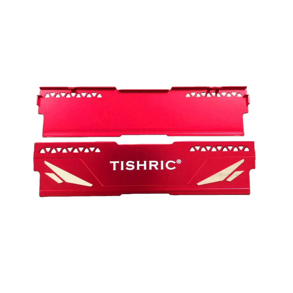 TISHRIC DDR5/DDR4/DDR3 Aluminum RAM Heatsink with Thermal Pad RAM Heatsink Cooler PRIMED