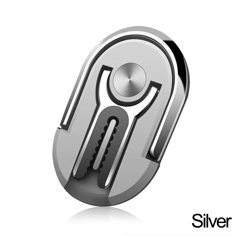 Universal Finger Ring Phone Holder – 360° Rotating Car Stand Phone Ring Holder PRIMED Silver