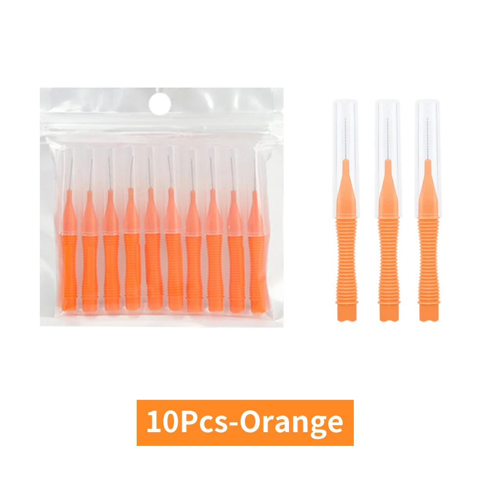 Mini Eyebrow & Eyelash Brushes | Lash Extension Tool 5/10 Pcs Eyelash Makeup Brush PRIMED 10pcs orange