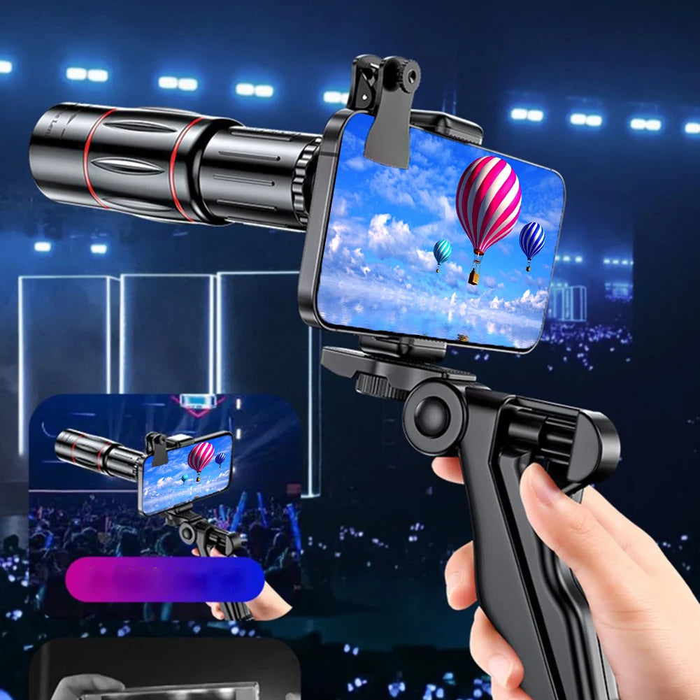 Clip-On Smartphone Telephoto Lens 18X 28X 36X Zoom Monocular Clip-On Telephoto Lens PRIMED