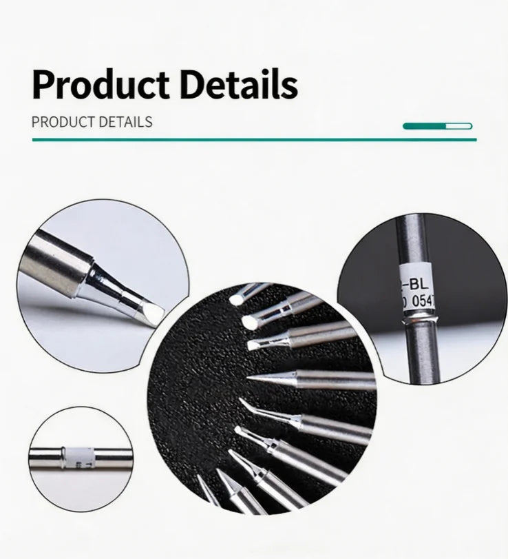 TS100 Soldering Tips Set – 3 or 4 Pcs Copper Core Replacement