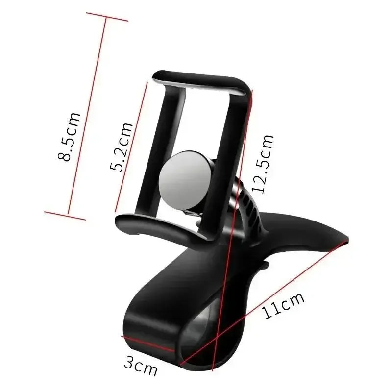 Universal Car Phone Mount – 360° Rotating Dashboard Holder Car Phone Mount PRIMED