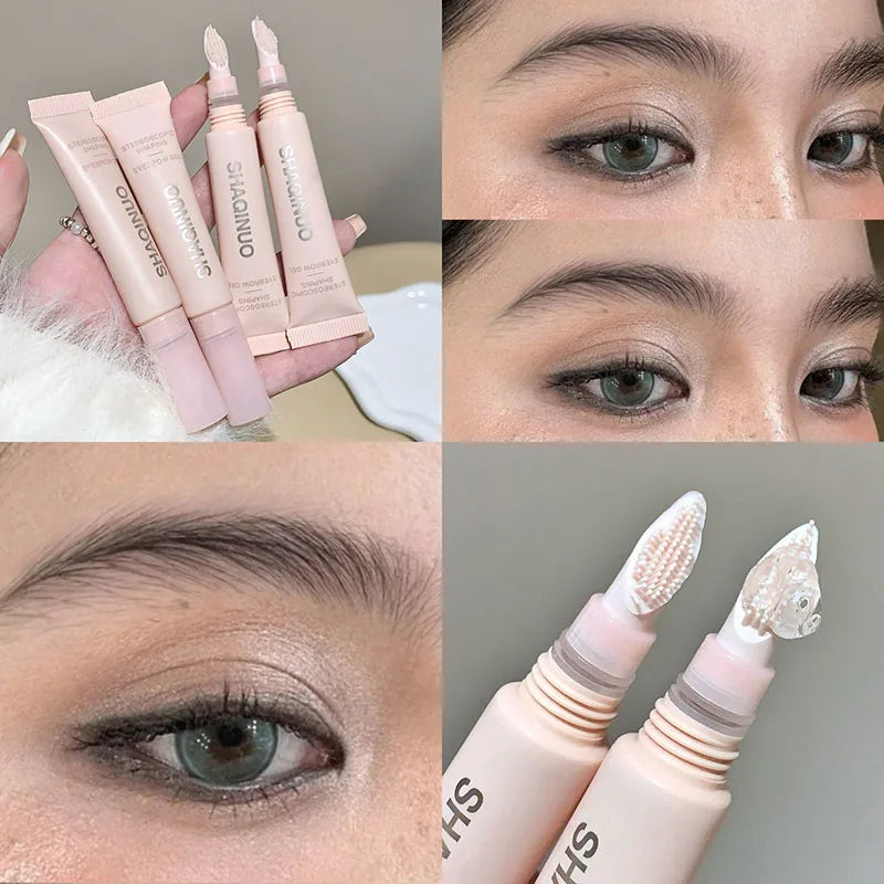 3D Toothbrush Eyebrow Styling Gel – Waterproof Long-Lasting Eyebrow Styling Gel PRIMED