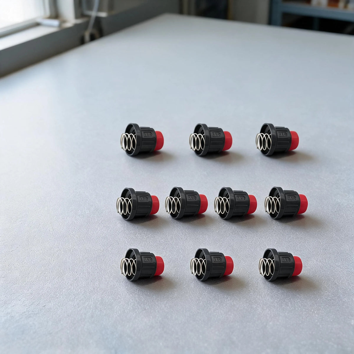 10-Pack AA Ignitor Push Button Caps with Springs for Gas Grill