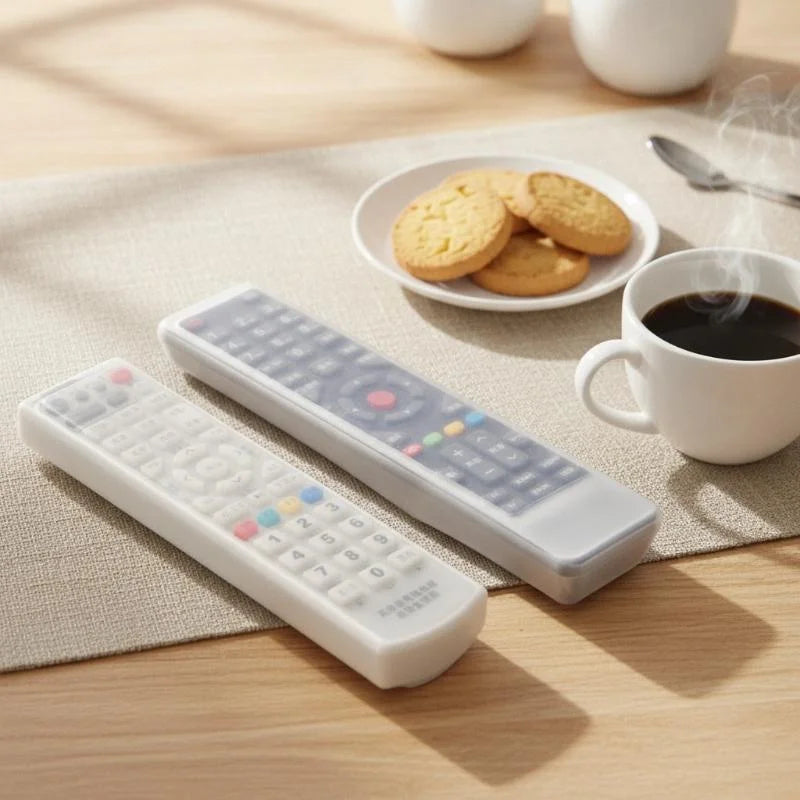Clear Silicone TV Remote Control Cover – Protective Sleeve