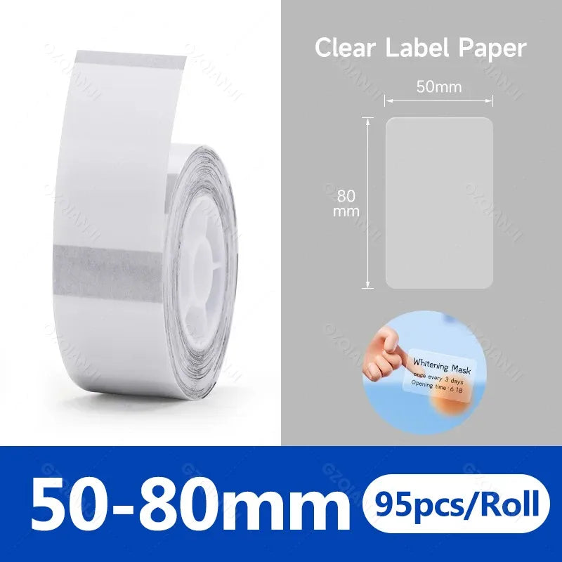 NiiMBOT Thermal Label Roll – Waterproof Round Stickers B1 B21