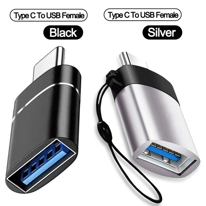 USB-C to USB 3.0 OTG Adapter | Type-C Male to USB-A Female USB-C OTG Adapter PRIMED 2pcs set C
