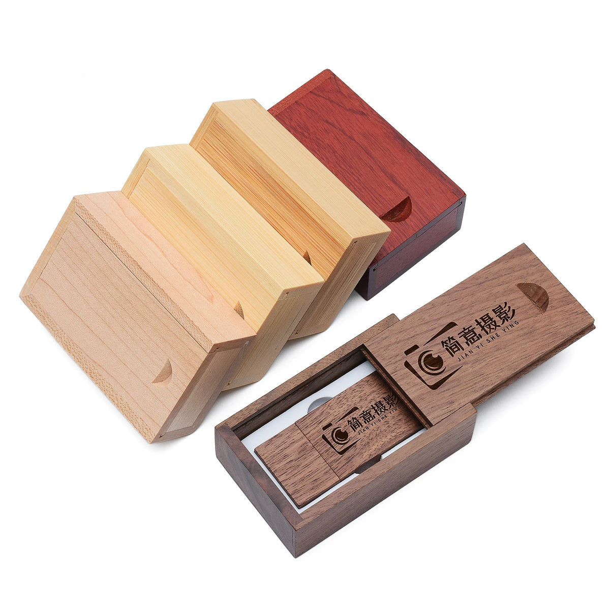 Maple Wood USB Flash Drive | Free Custom Logo | 16–128GB USB Flash Drive PRIMED
