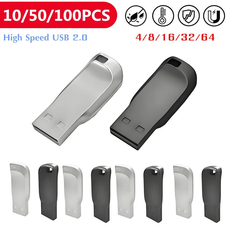 Bulk Metal USB Flash Drives 512MB–64GB | Free Custom Logo USB Flash Drive PRIMED