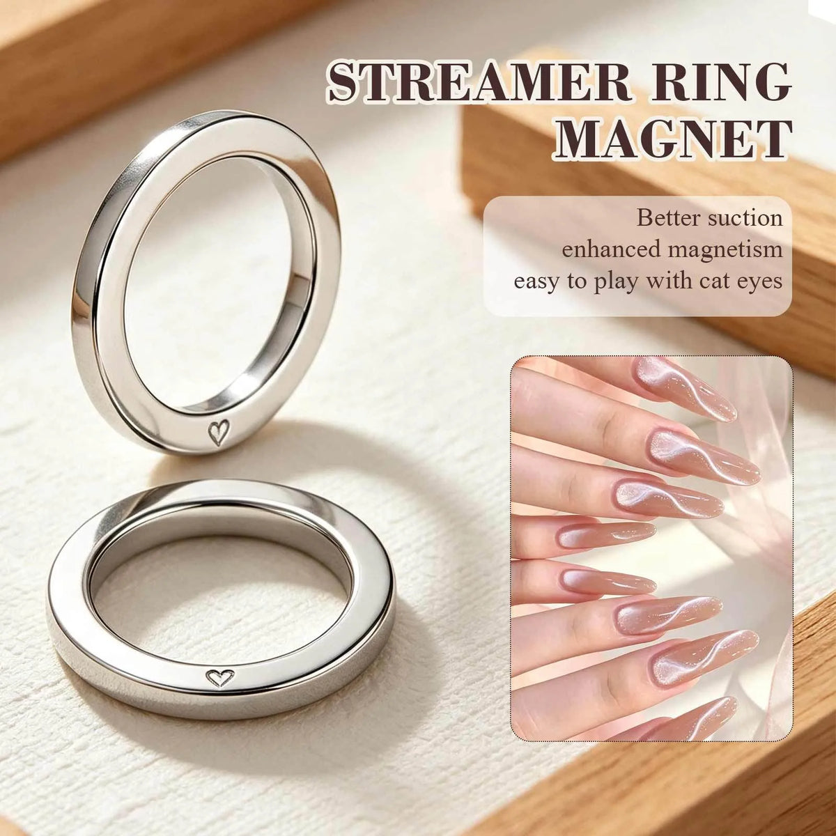 Ring Cat Eye Magnet Tool – Circular Nail Art Wand