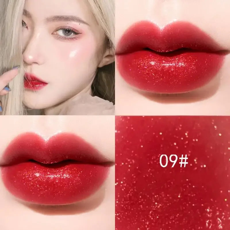 TEAYASON Mirror Jelly Lip Gloss – 10 Shades Pearl Lipstick