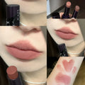 HERORANGE Matte Velvet Lip Gloss – Dark Red Waterproof Lipstick Matte Lip Gloss PRIMED 01 3.5g