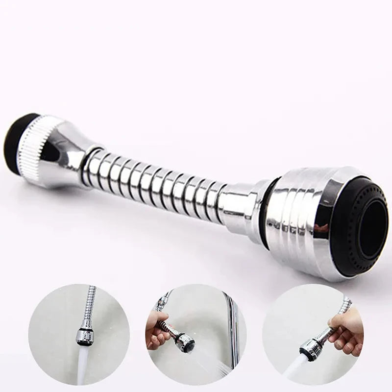 360° Adjustable Faucet Extension Tube – Kitchen & Bathroom Faucet Extension Tube PRIMED