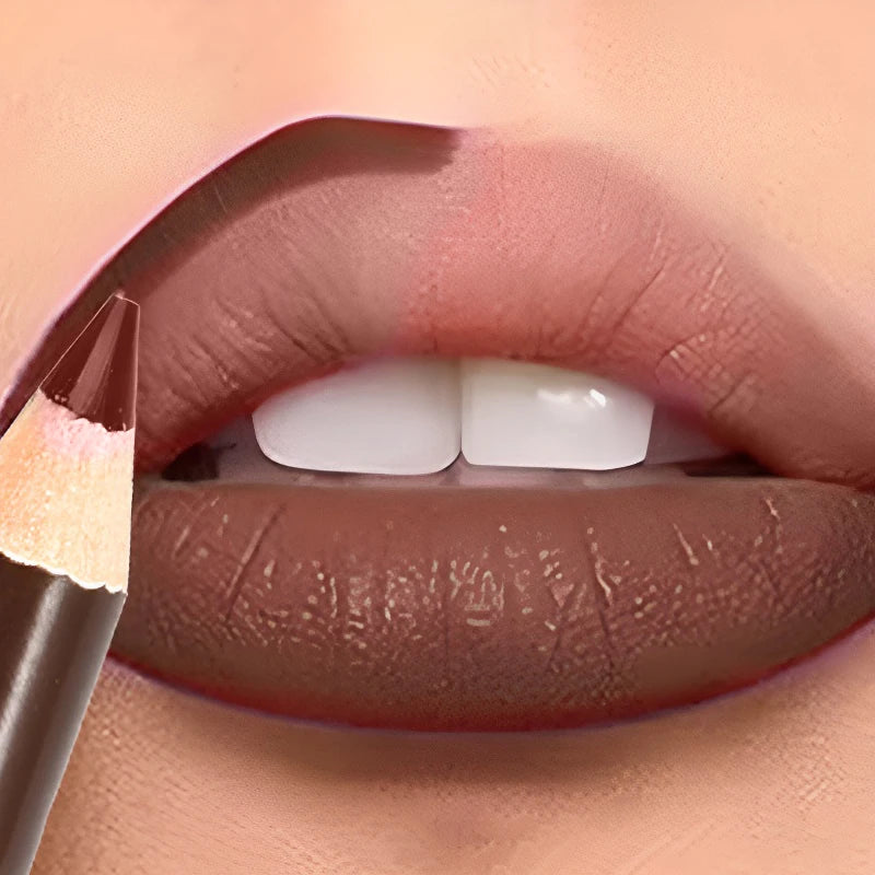 Waterproof Matte Lip Liner Pencil | 28 Shades, Long-Lasting
