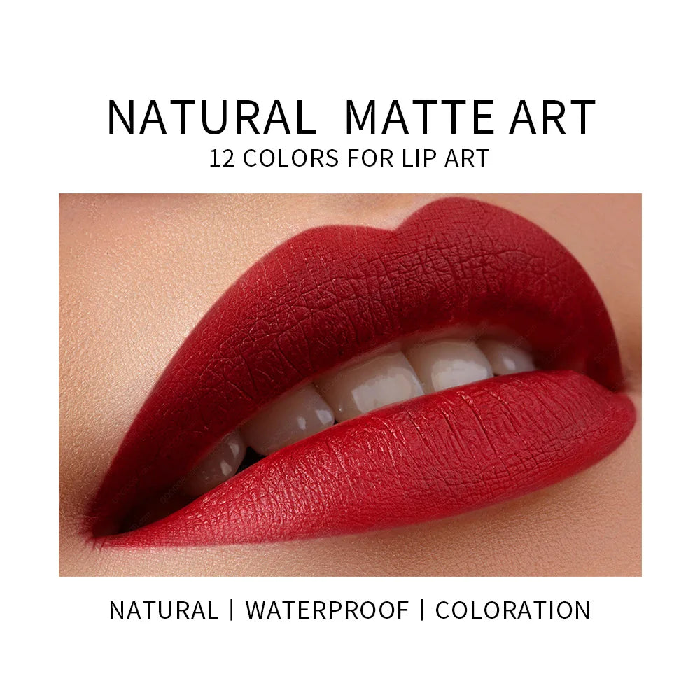 TEAYASON Nude Matte Lipstick Pen & Lip Liner – Waterproof Matte Lip Liner PRIMED