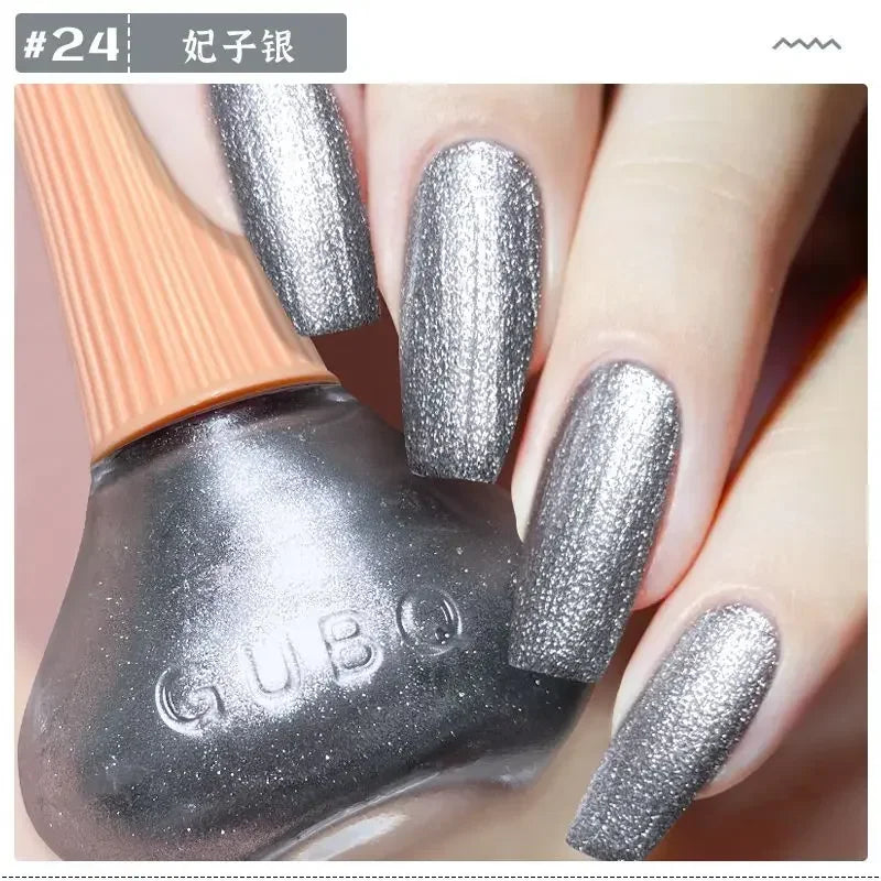 Glitter Gel Nail Polish Quick Dry Autumn Coffee Tones 12ml