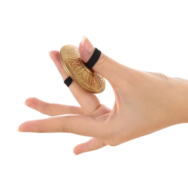 Finger Cymbals for Belly Dancing – Mini Zills, 1 Pair Finger Cymbals PRIMED