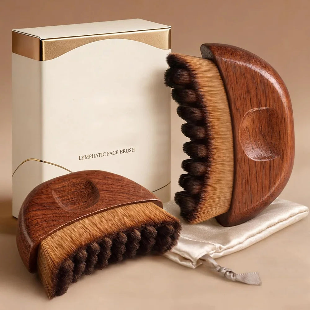 Lymphatic Face Contour Brush – Jawline Sculpting Massager